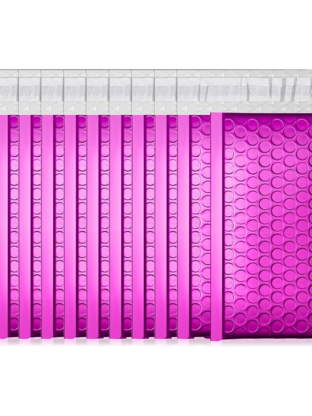 Foil Bubble Mailers 4x8" 50 Pack Usable Size 4x7" Padded Envelopes